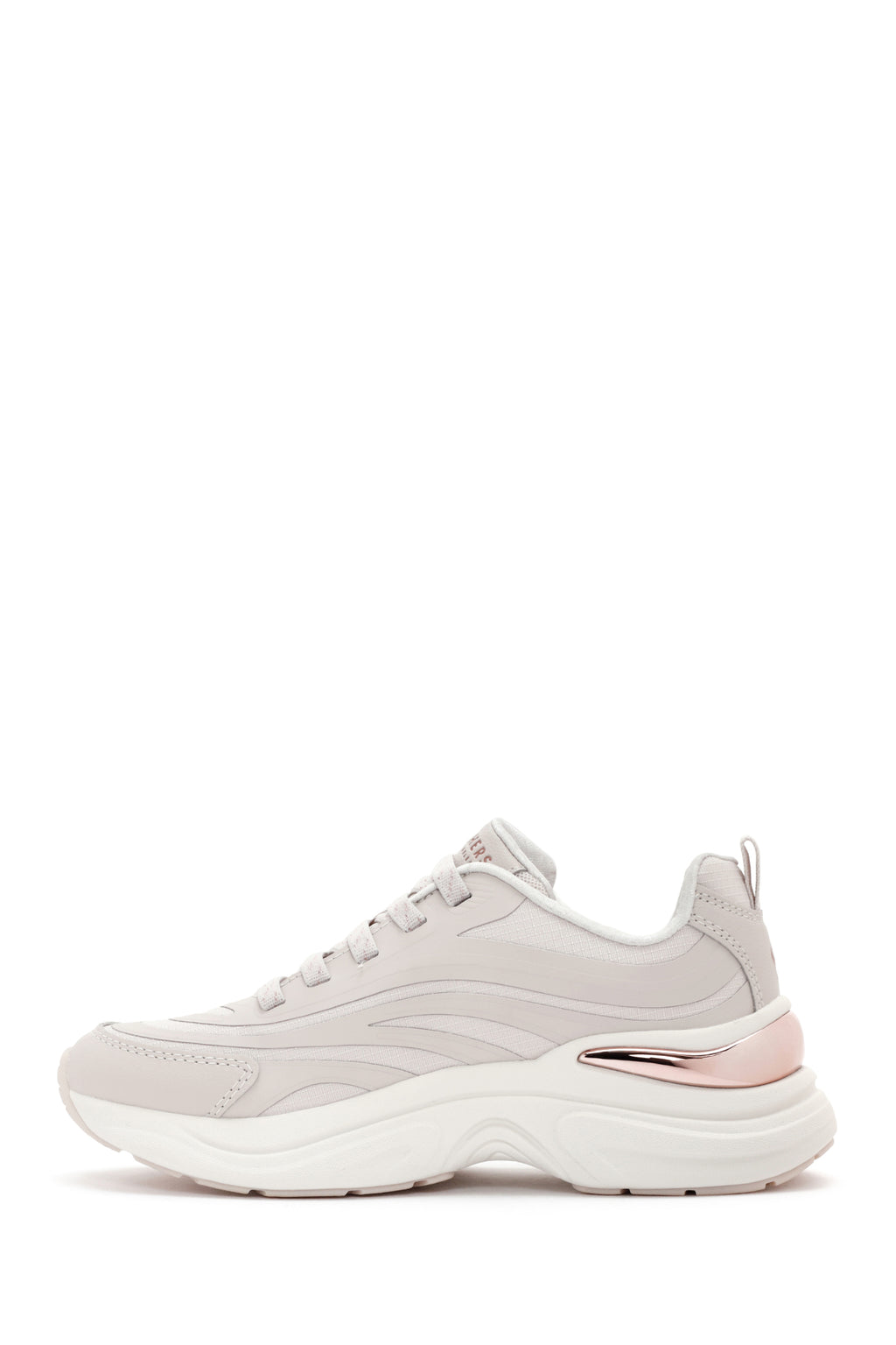 Skechers Kadın Bej Hazel - Step N Flow Bağcıklı Spor Sneaker