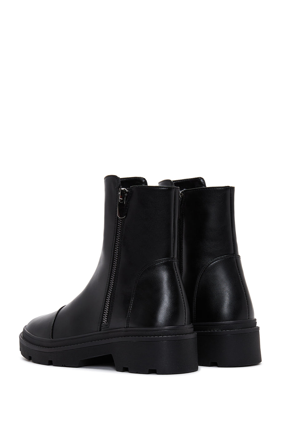 Women's Black Thick Soled Boots