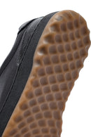 Erkek Siyah Bağcıklı Deri Sneaker | Derimod