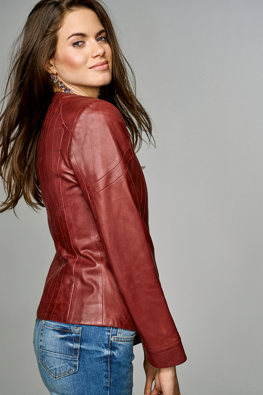 Sarah Women's Leather Jacket