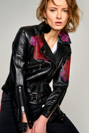FRIDA WOMEN'S LEATHER JACKET | Derimod