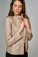 Trixie Women's Leather Jacket | Derimod