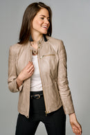 Trixie Women's Leather Jacket | Derimod