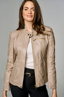 Trixie Women's Leather Jacket | Derimod
