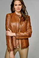 Trixie Women's Leather Jacket | Derimod