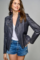 Fame Women's Leather Jacket | Derimod
