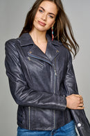 Fame Women's Leather Jacket | Derimod