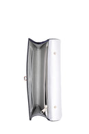 Women's Navy Blue Leather Portfolio | Derimod