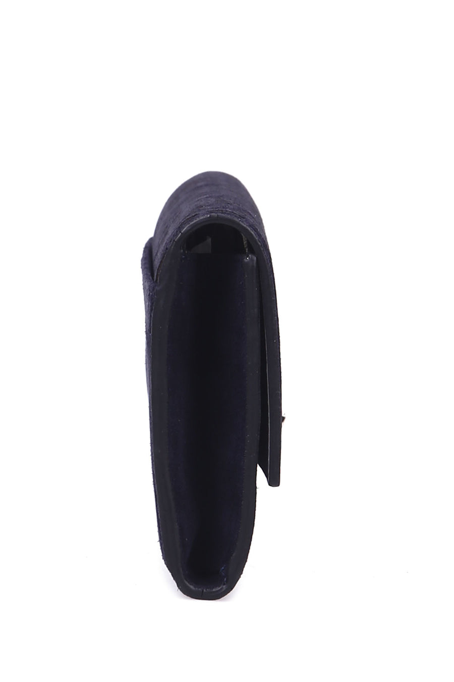 Women's Navy Blue Leather Portfolio