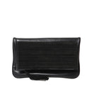 Women's Black Leather Clutch | Derimod