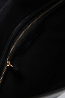 Women's Black Leather Clutch | Derimod