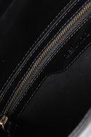 Women's Black Leather Clutch | Derimod