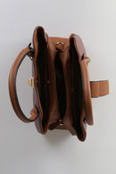 Women's Tan Synthetic Leather Shoulder Bag | Derimod