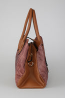 Women's Tan Synthetic Leather Shoulder Bag | Derimod