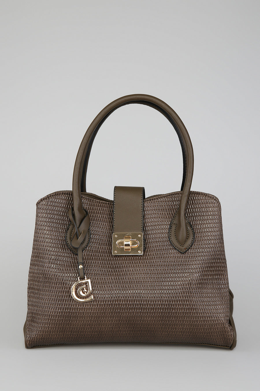 Women's Green Synthetic Leather Shoulder Bag