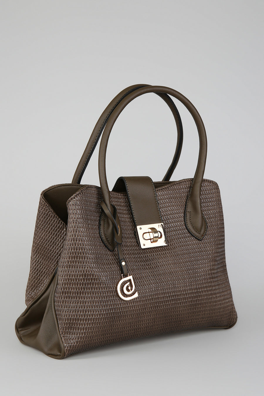 Women's Green Synthetic Leather Shoulder Bag