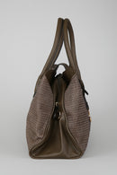 Women's Green Synthetic Leather Shoulder Bag | Derimod