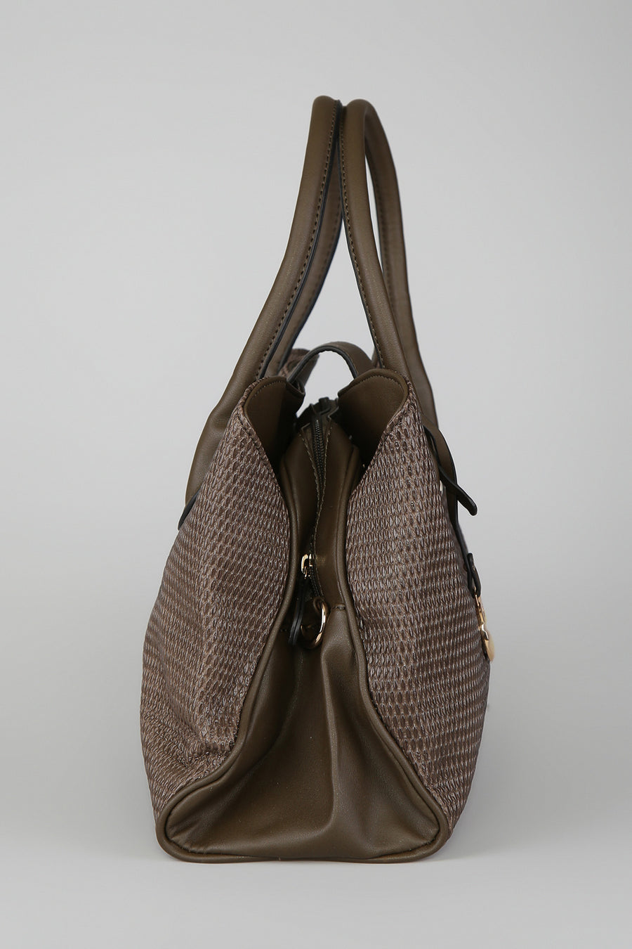 Women's Green Synthetic Leather Shoulder Bag