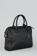 Women's Black Synthetic Leather Shoulder Bag | Derimod