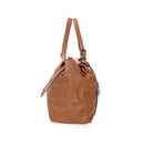 Women's Tan Synthetic Leather Shoulder Bag | Derimod