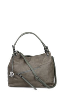 Women's Green Synthetic Leather Shoulder Bag | Derimod