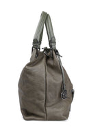 Women's Green Synthetic Leather Shoulder Bag | Derimod