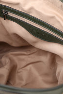 Women's Green Synthetic Leather Shoulder Bag | Derimod