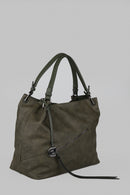 Women's Green Synthetic Leather Shoulder Bag | Derimod