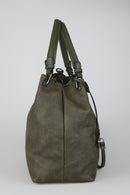 Women's Green Synthetic Leather Shoulder Bag | Derimod