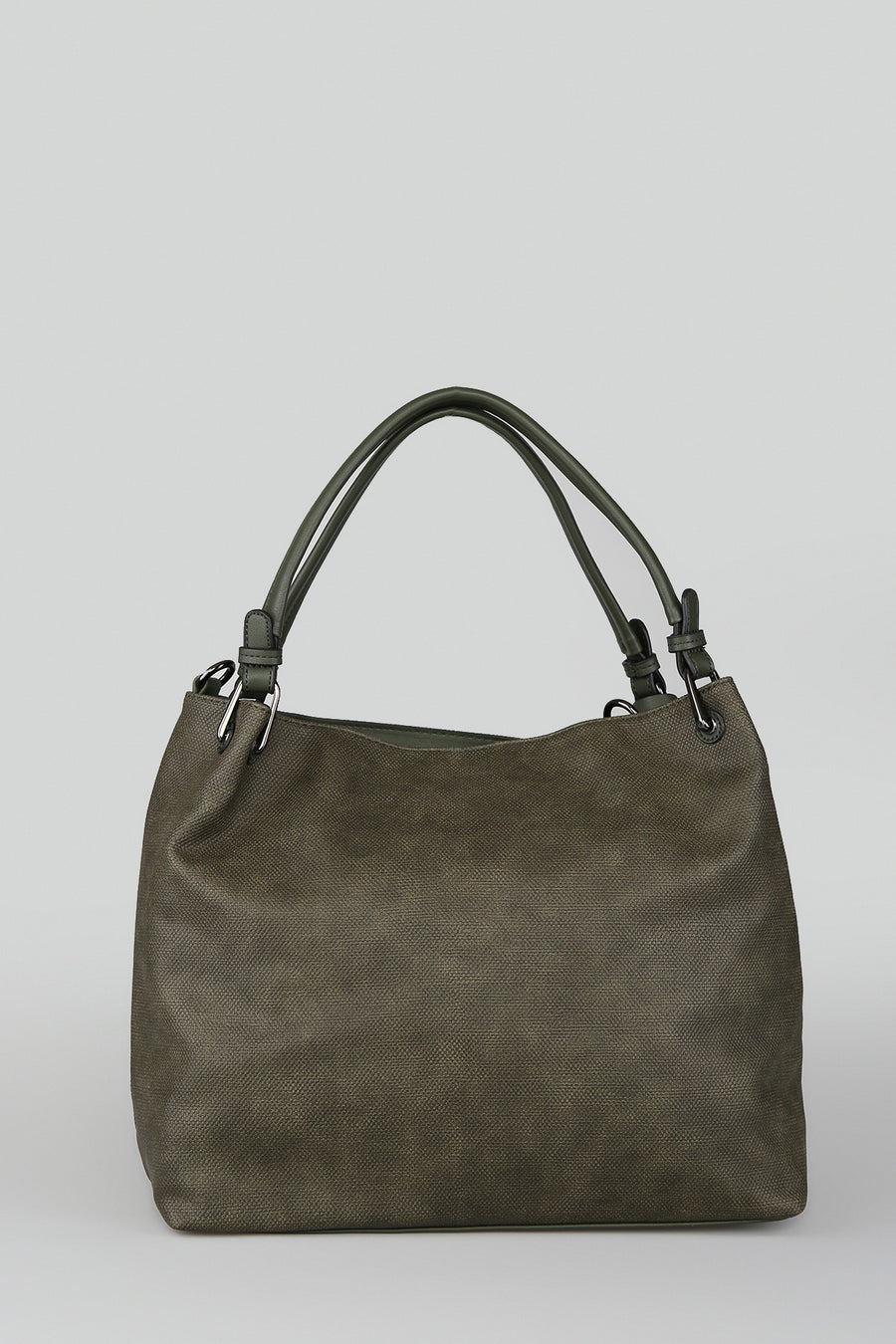 Women's Green Synthetic Leather Shoulder Bag
