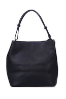 Women's Black Synthetic Leather Shoulder Bag | Derimod