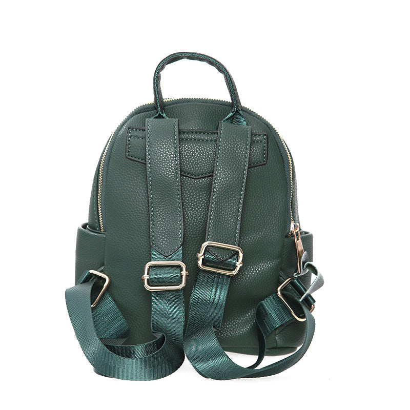 Women's Green Synthetic Leather Bag