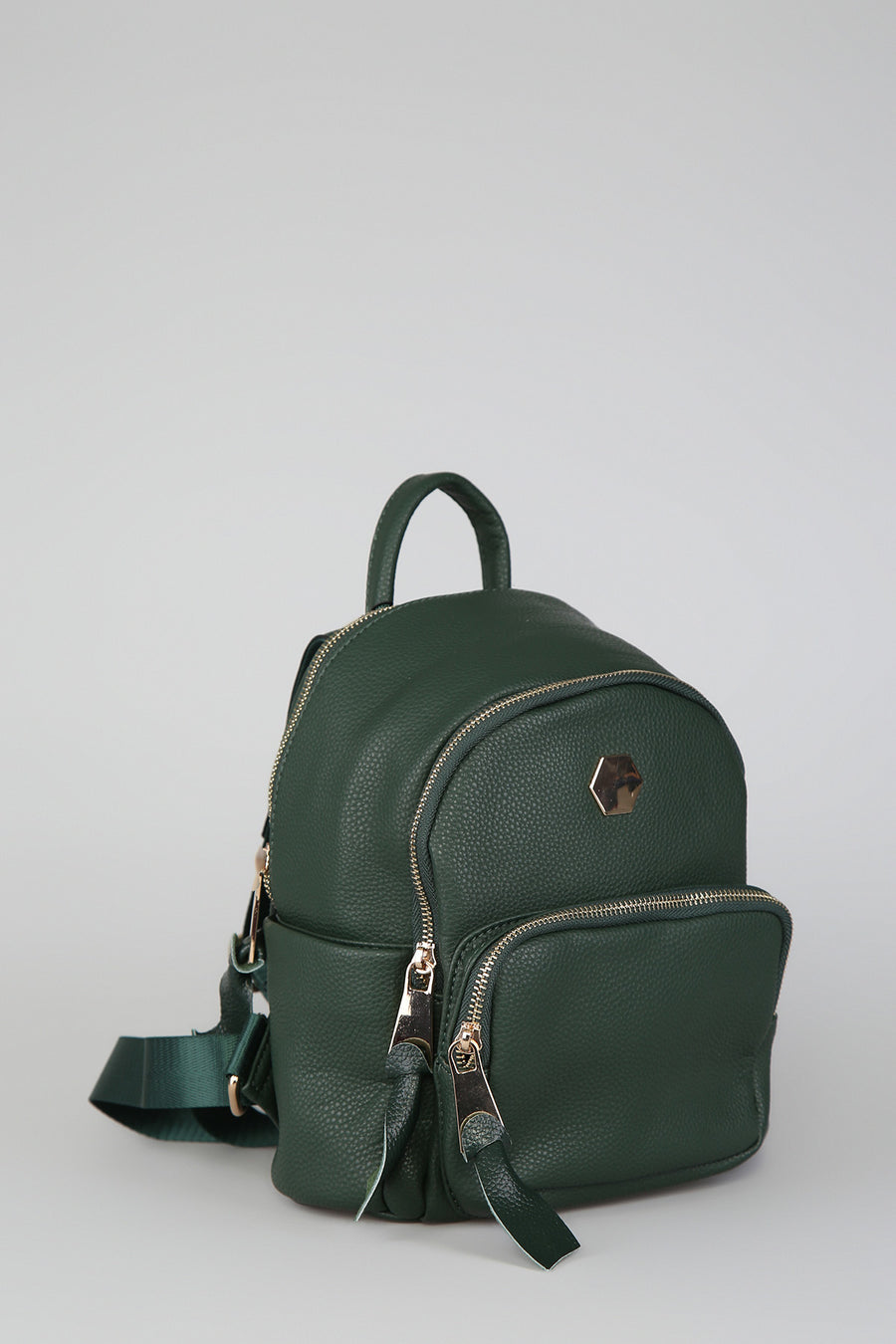 Women's Green Synthetic Leather Bag