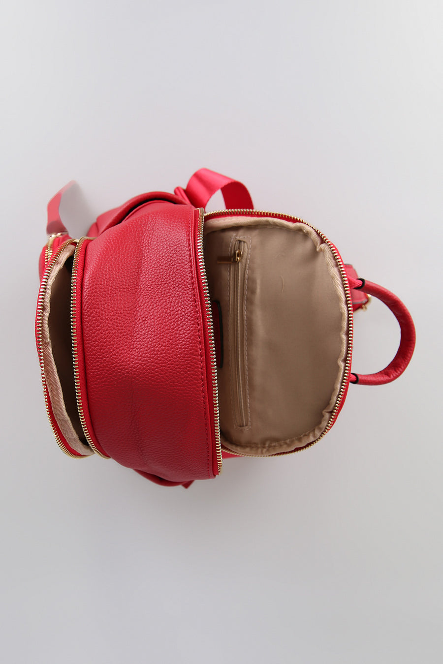 Women's Red Synthetic Leather Bag