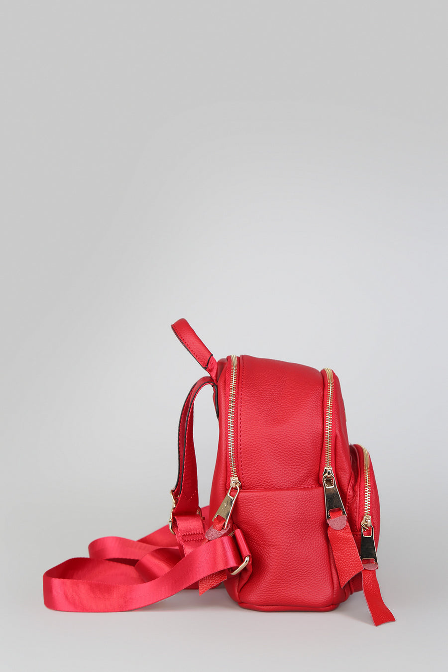 Women's Red Synthetic Leather Bag