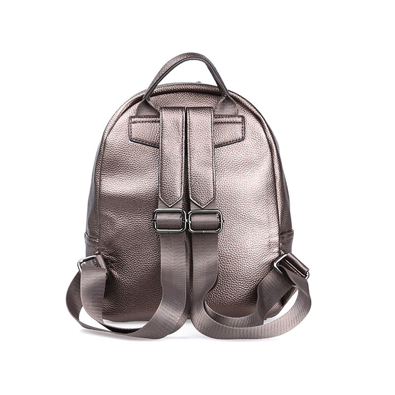 Women's Gray Synthetic Leather Bag