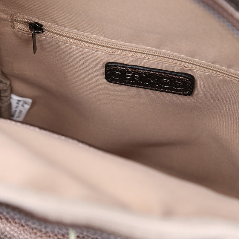 Women's Gray Synthetic Leather Bag