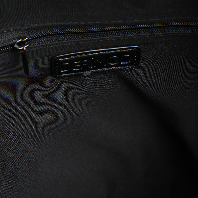 Women's Black Synthetic Leather Bag