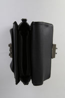 Women's Black Synthetic Leather Crossbody Bag | Derimod