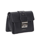 Women's Black Synthetic Leather Crossbody Bag | Derimod