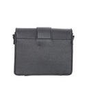 Women's Black Synthetic Leather Crossbody Bag | Derimod