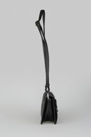 Women's Black Synthetic Leather Crossbody Bag | Derimod