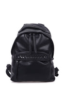 Women's Black Synthetic Leather Crossbody Bag | Derimod