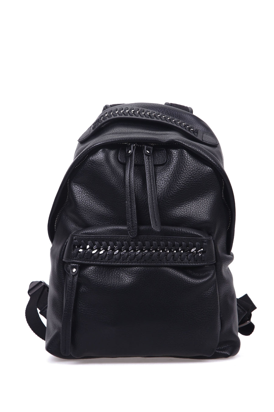 Women's Black Synthetic Leather Crossbody Bag