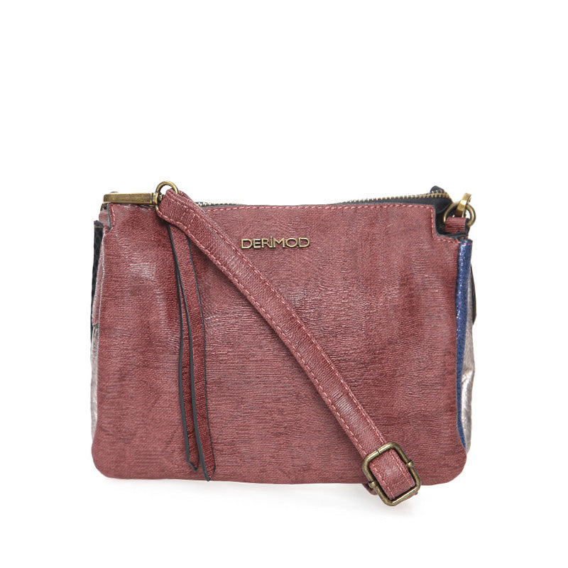 Women's Red Synthetic Leather Crossbody Bag 17WBD261426 | Derimod