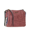 Women's Red Synthetic Leather Crossbody Bag | Derimod