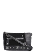 Women's Black Synthetic Leather Crossbody Bag | Derimod