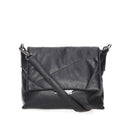 Women's Black Synthetic Leather Crossbody Bag | Derimod
