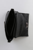 Women's Black Synthetic Leather Crossbody Bag | Derimod