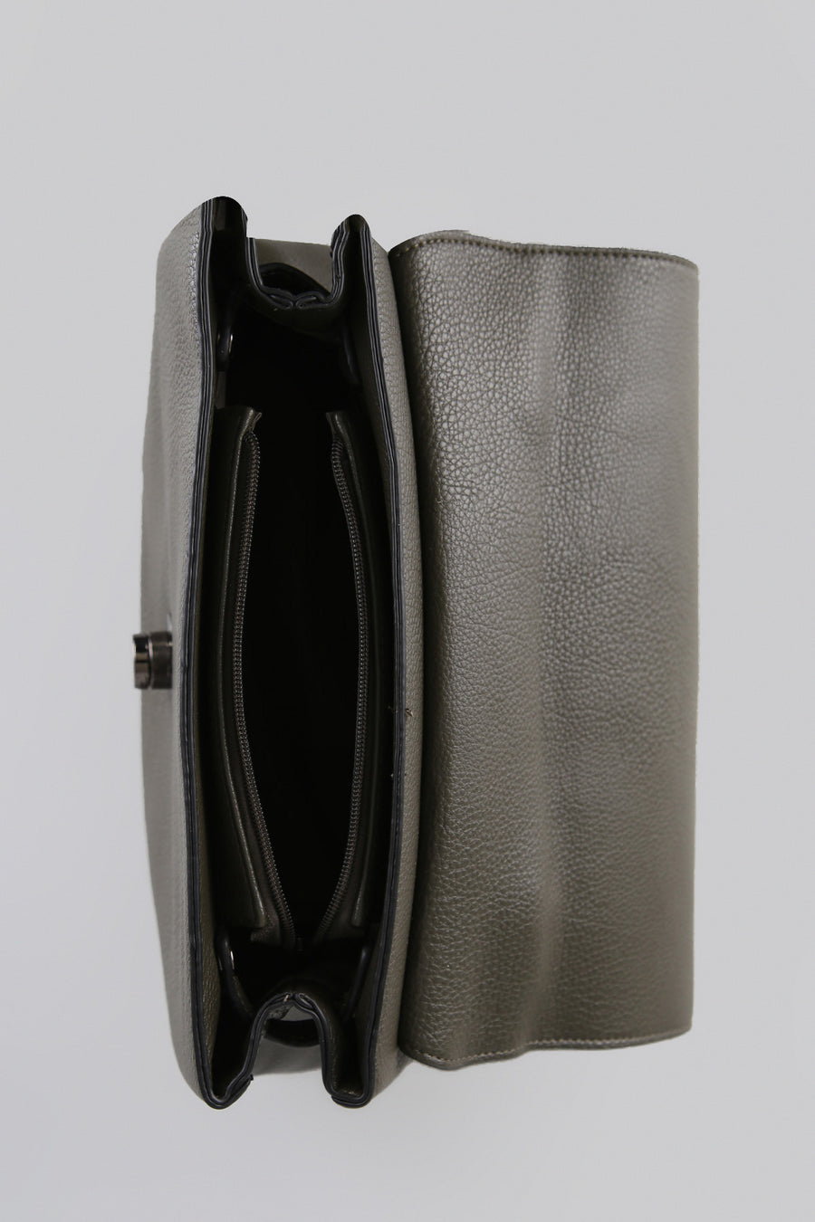 Women's Green Synthetic Leather Shoulder Bag